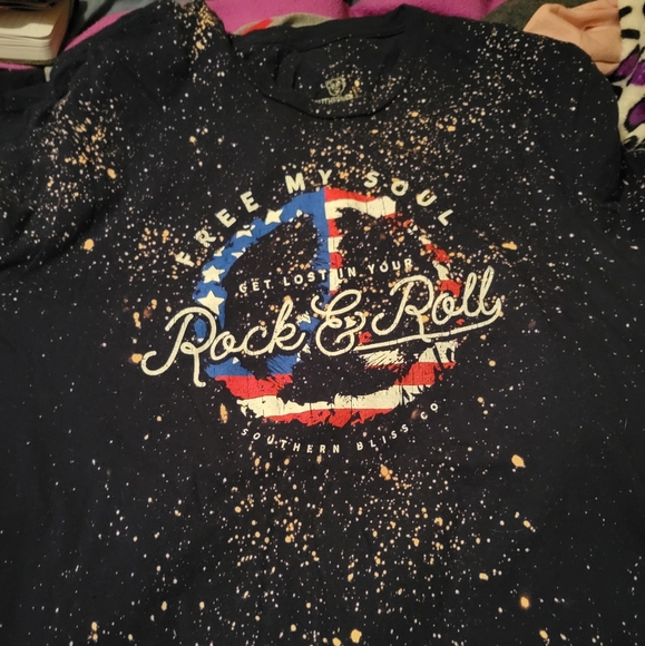 southern bliss Tops - Southern Bliss Rock and Roll tshirt